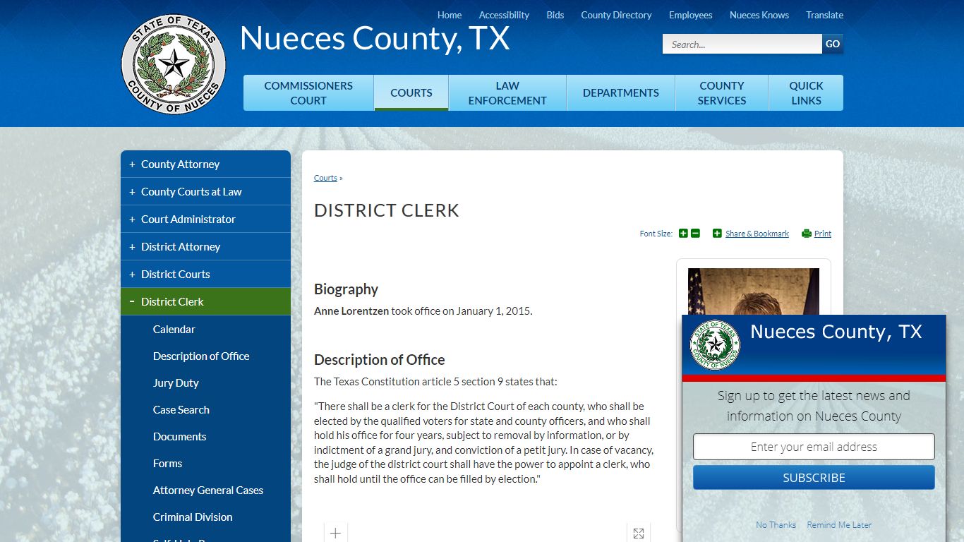 District Clerk | Nueces County, TX